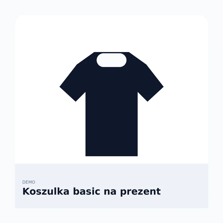 Koszulka basic na prezent