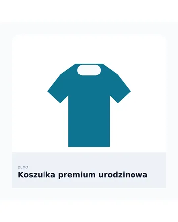 Koszulka premium urodzinowa