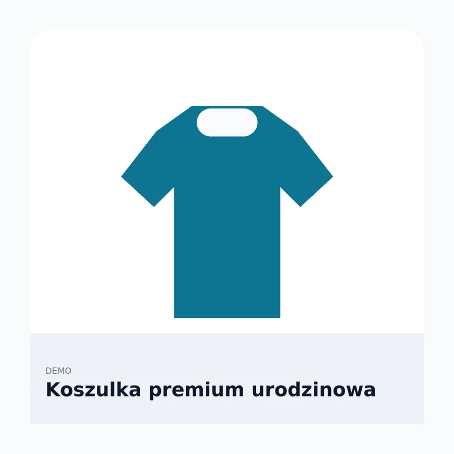 Koszulka premium urodzinowa
