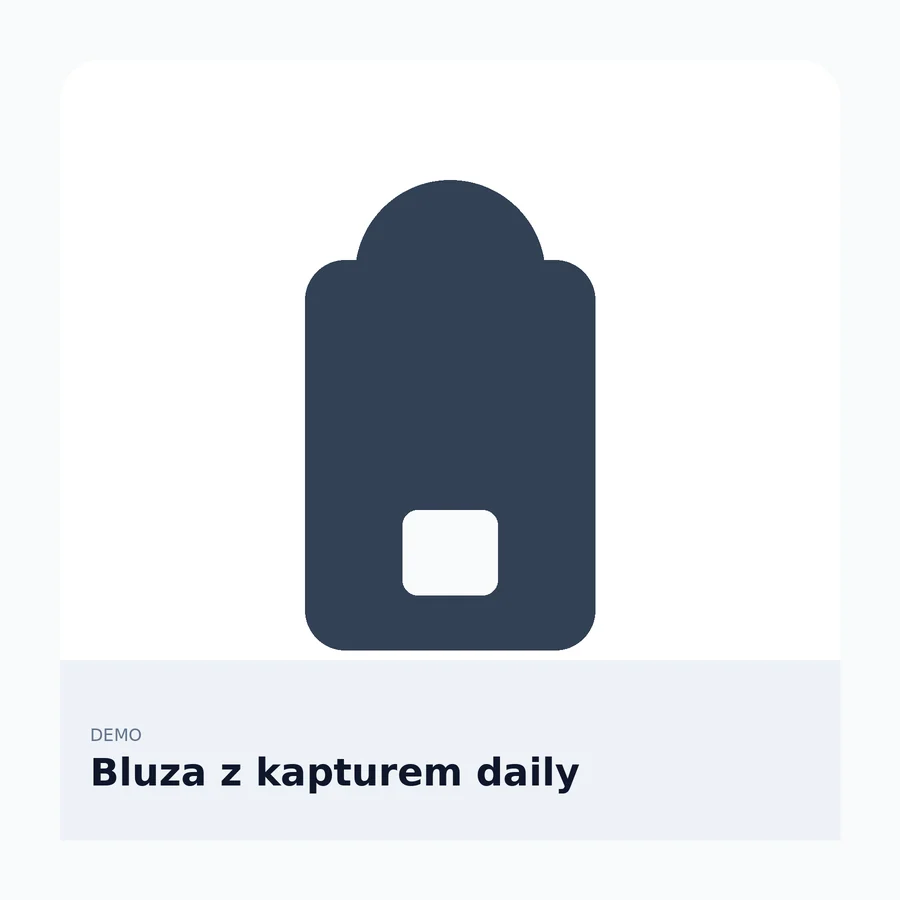 Bluza z kapturem daily
