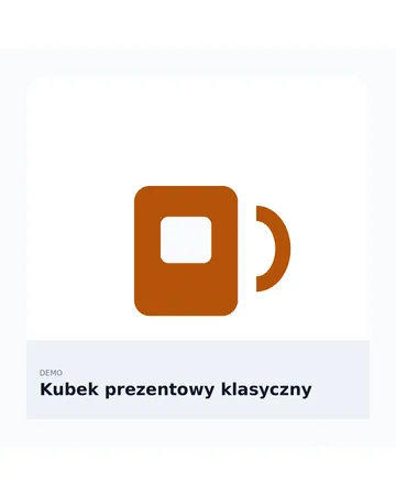 Kubek prezentowy klasyczny