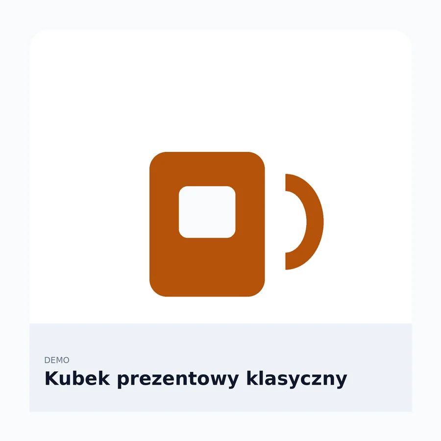 Kubek prezentowy klasyczny