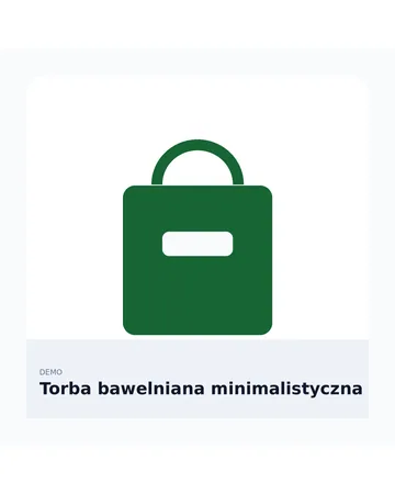 Torba bawelniana minimalistyczna