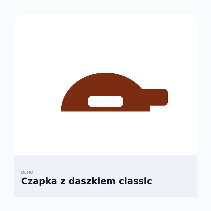 Czapka z daszkiem classic